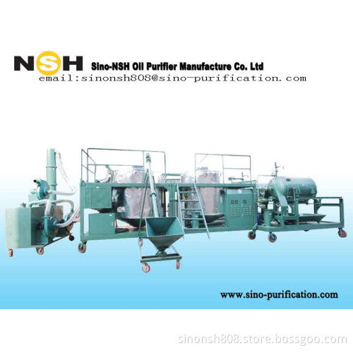 GER used engine diesel hydraulic base oil regeneration system